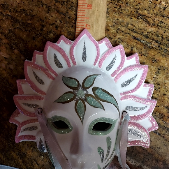 Vintage decorative Mask ceramic by Lis. - Picture 4 of 4
